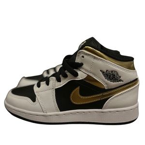 🆕 Air Jordan 1 Mid GS 'White Gold'